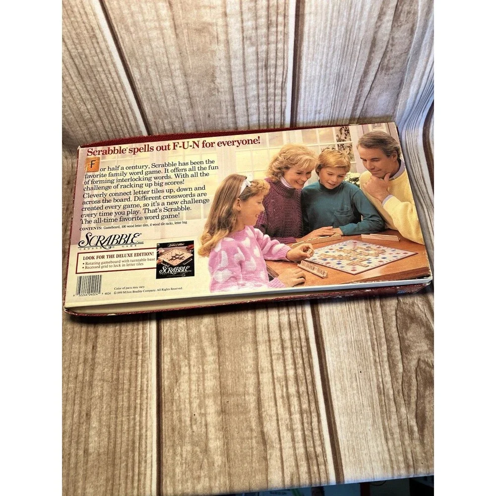 Milton Bradley vintage scrabble